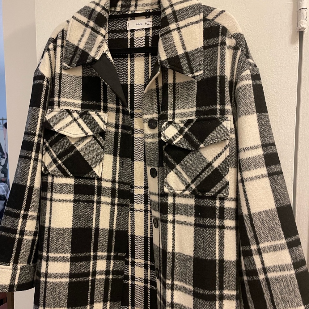Mango Plaid Shacket